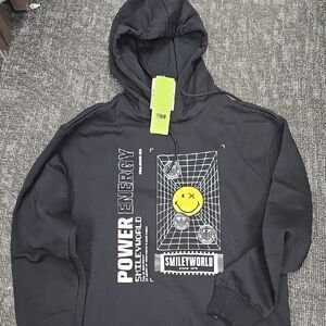 Black SmileyWorld Graphic Hoodie
